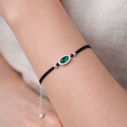 Verde 925 Sterling Silver Bracelete (Adjustable)