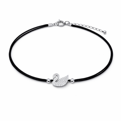 Aurel Swan 925 Sterling Silver Bracelete (Adjustable)