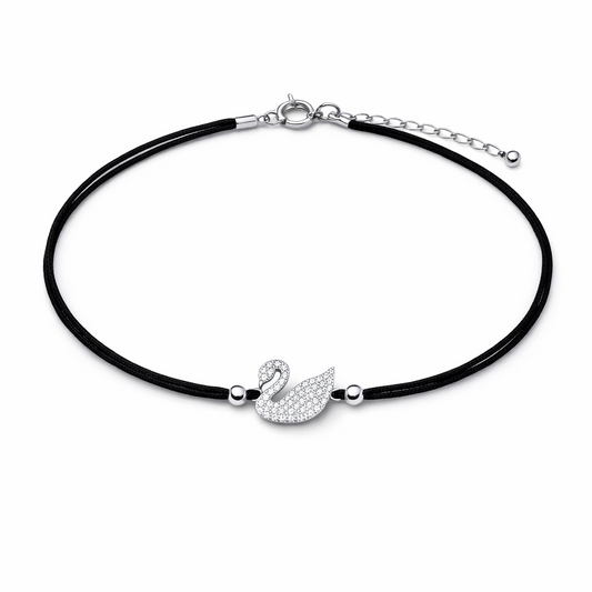 Aurel Swan 925 Sterling Silver Bracelete (Adjustable)