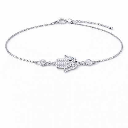 Divine Guard 925 Sterling Silver Bracelet(Adjustable)