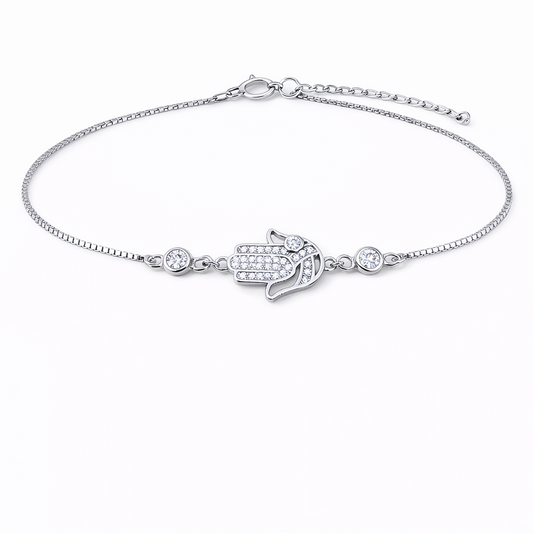 Divine Guard 925 Sterling Silver Bracelet(Adjustable)