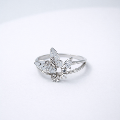 Ivory Flutter 925 Sterling Silver Ring