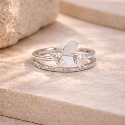 Flutter Grace 925 Sterling Silver Ring
