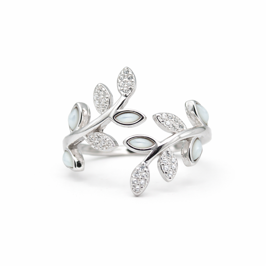 Growing Grace 925 Sterling Silver Ring(Adjustable)