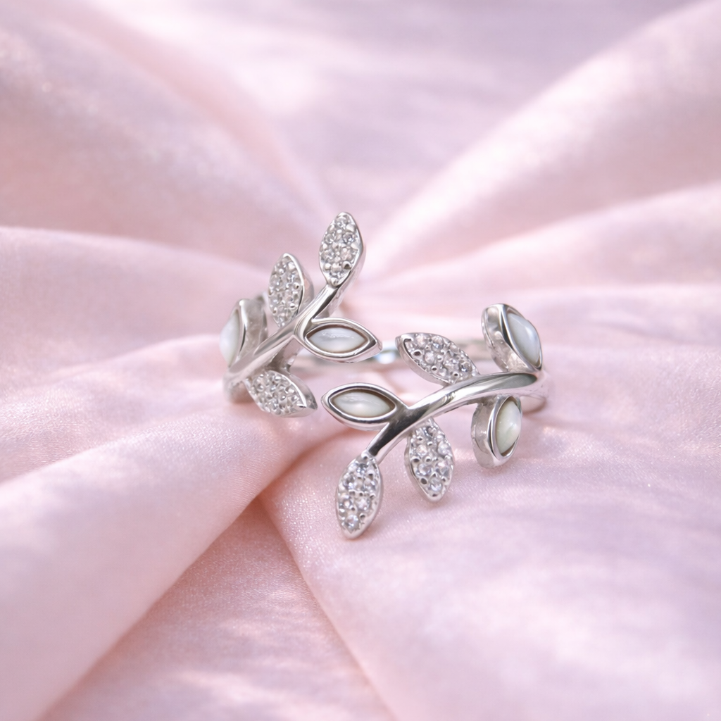 Growing Grace 925 Sterling Silver Ring(Adjustable)