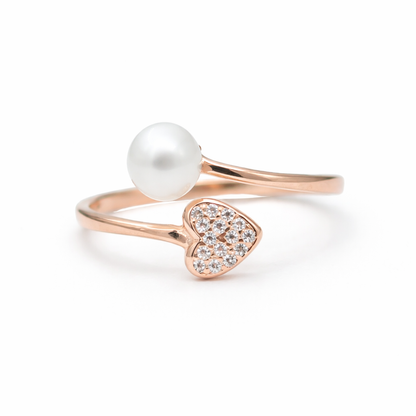 Pearl Promise 925 Sterling Silver Ring (Adjustable)