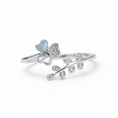 Blooming You 925 Sterling Silver Ring(Adjustable)