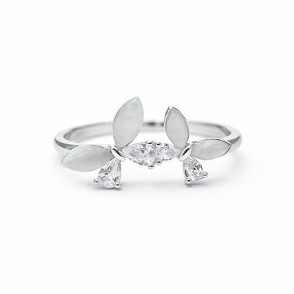 Petal Whisper 925 Sterling Silver Ring
