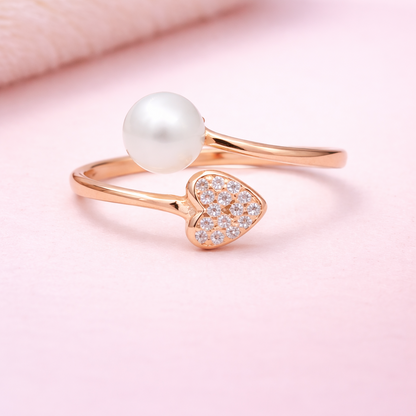 Pearl Promise 925 Sterling Silver Ring (Adjustable)