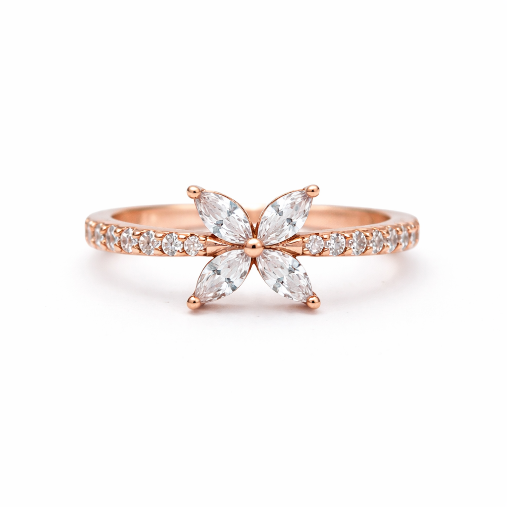 Blossom Glow 925 Sterling Silver Ring