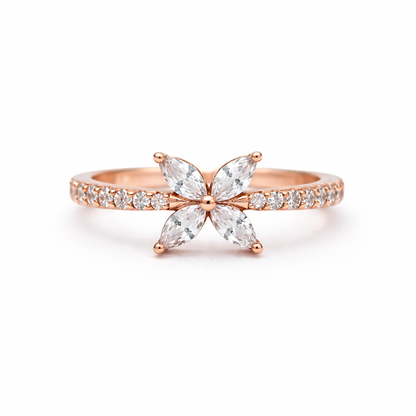 Blossom Glow 925 Sterling Silver Ring