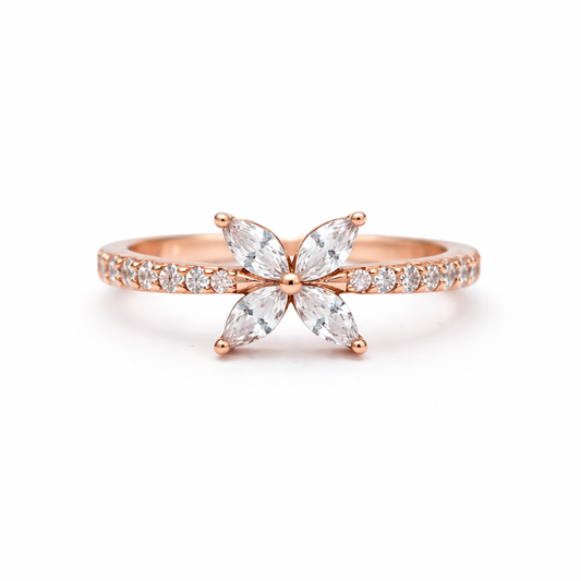 Blossom Glow 925 Sterling Silver Ring