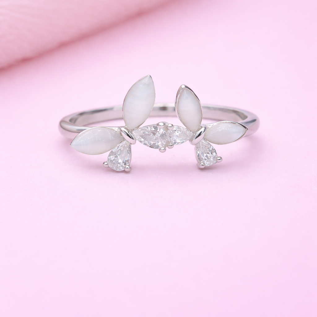 Petal Whisper 925 Sterling Silver Ring