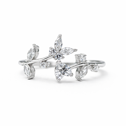 Free to Love 925 Sterling Silver Ring (Adjustable)