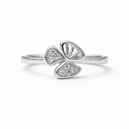 Silver Flutter 925 Sterling Silver Ring