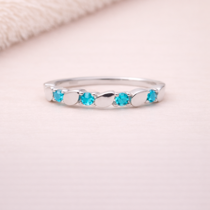 Verdant Rhythm 925 Sterling Silver Ring