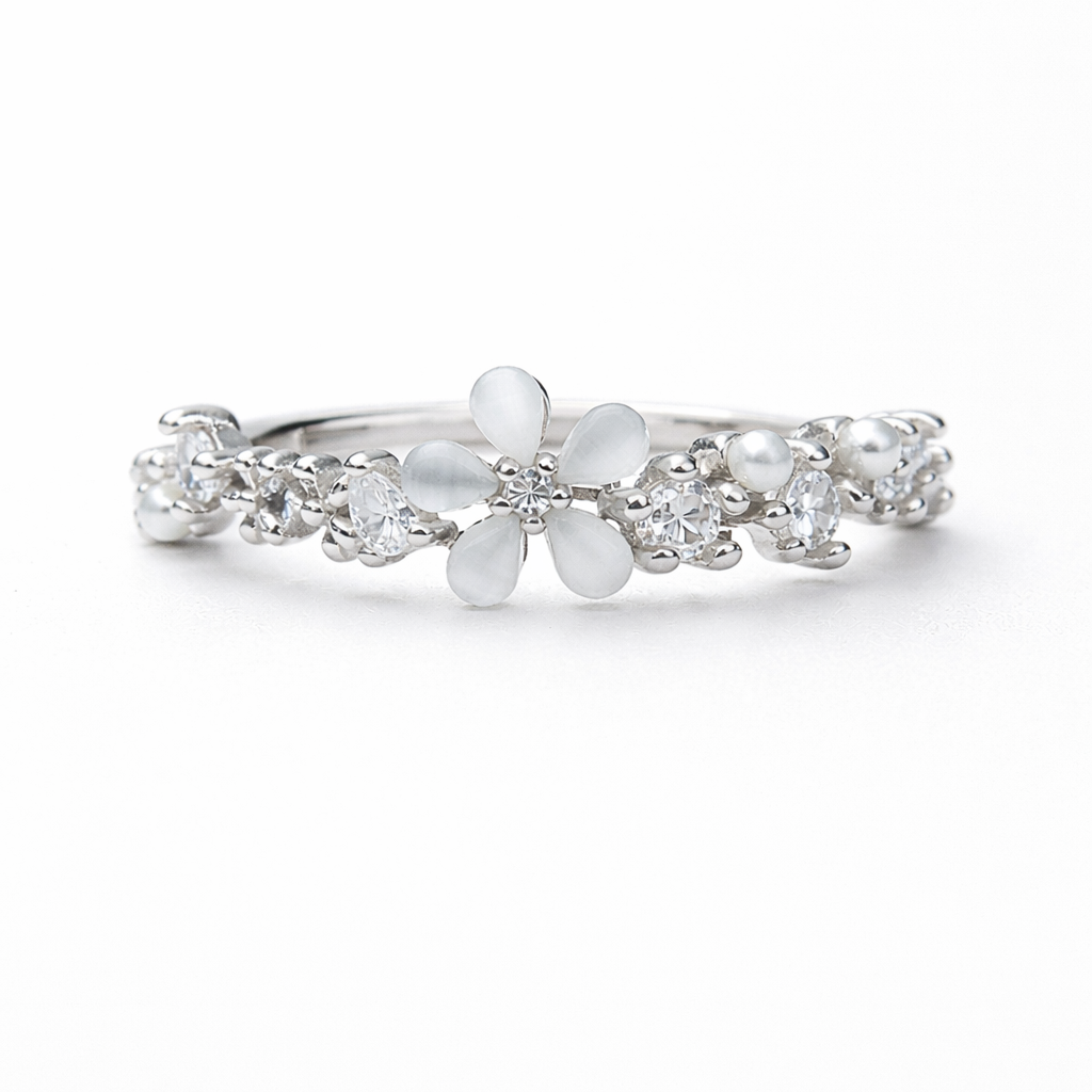 Blush Meadow 925 Sterling Silver Ring