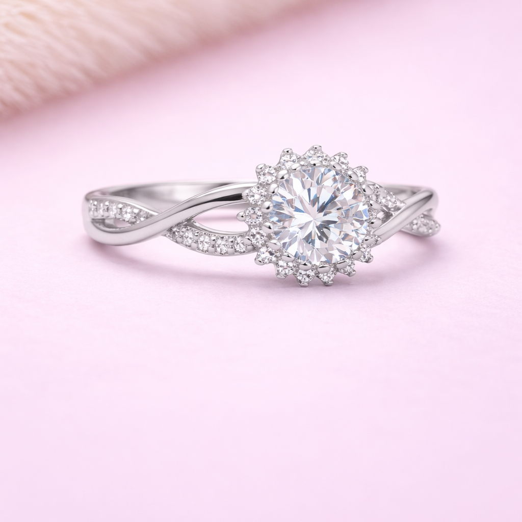 Eternal Spark 925 Sterling Silver Ring