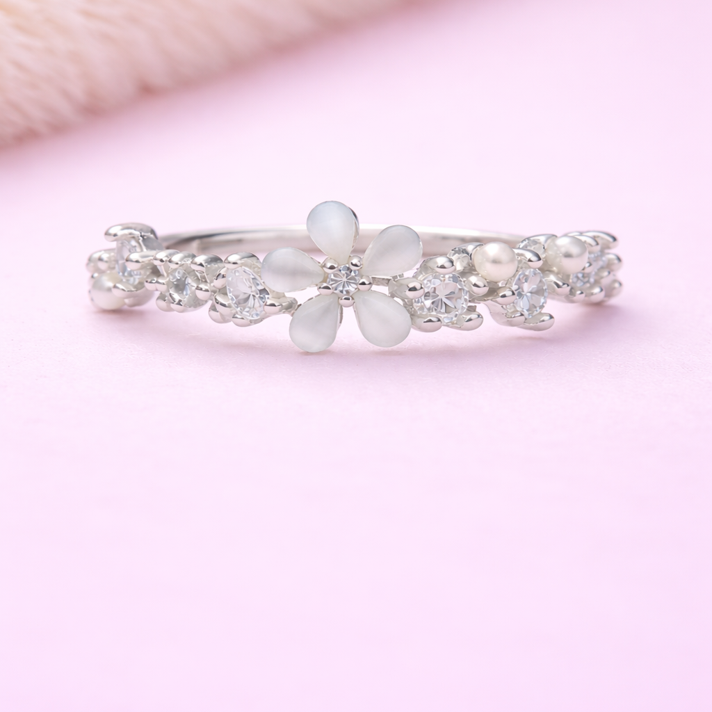 Blush Meadow 925 Sterling Silver Ring