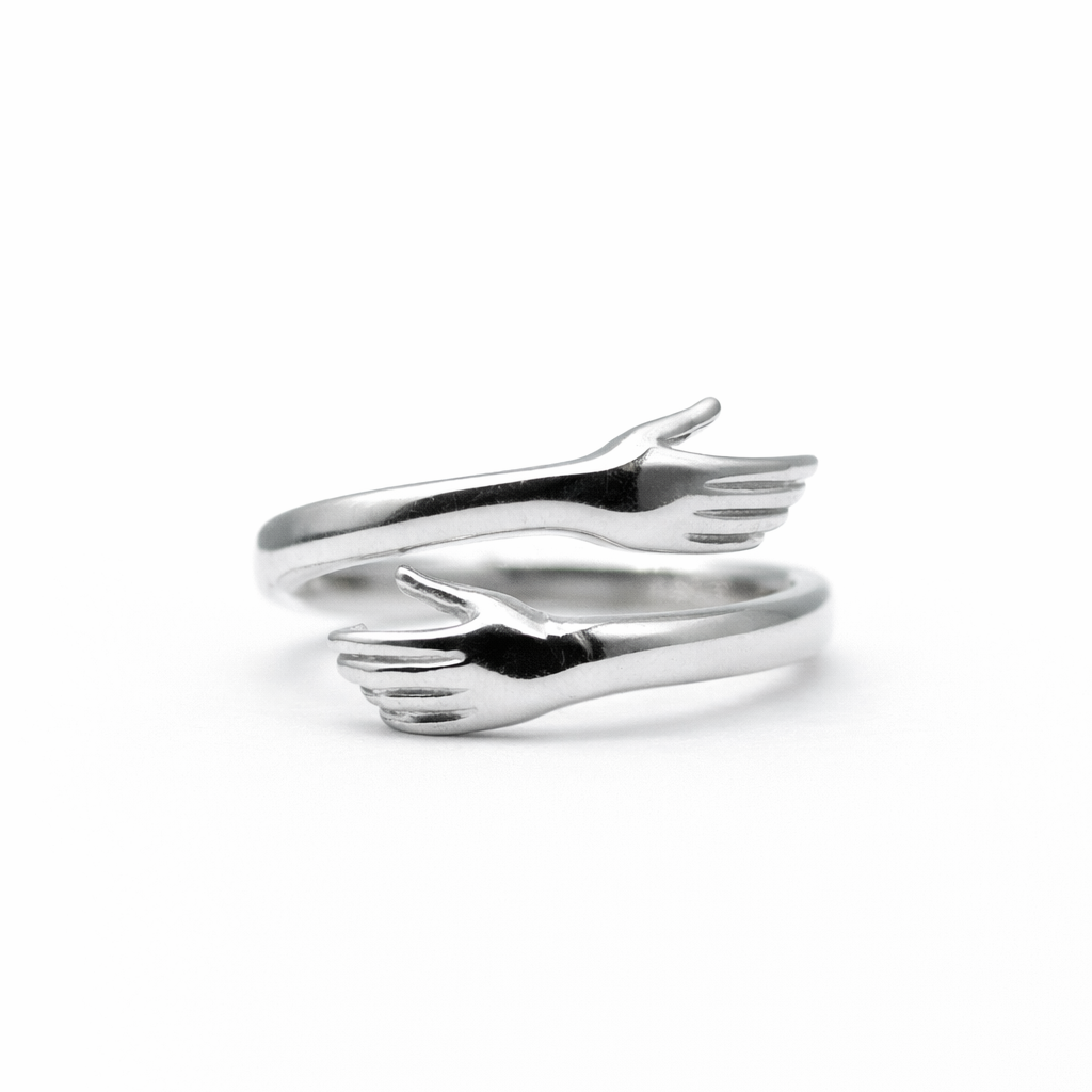 Gentle Hold Silver Ring