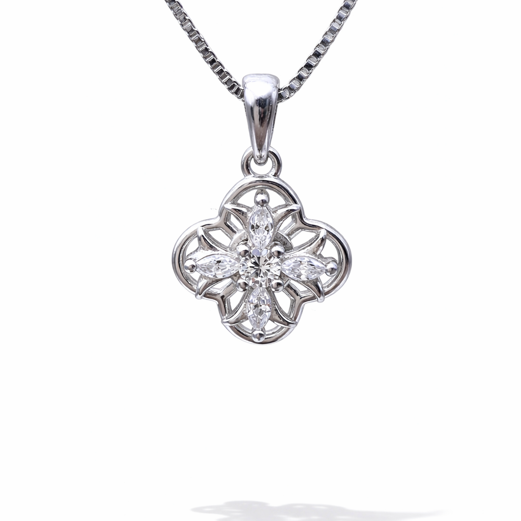 Celeste Bloom 925 Sterling Silver Necklace