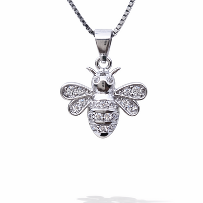 Honeyglow Bee 925 Sterling Silver Necklace