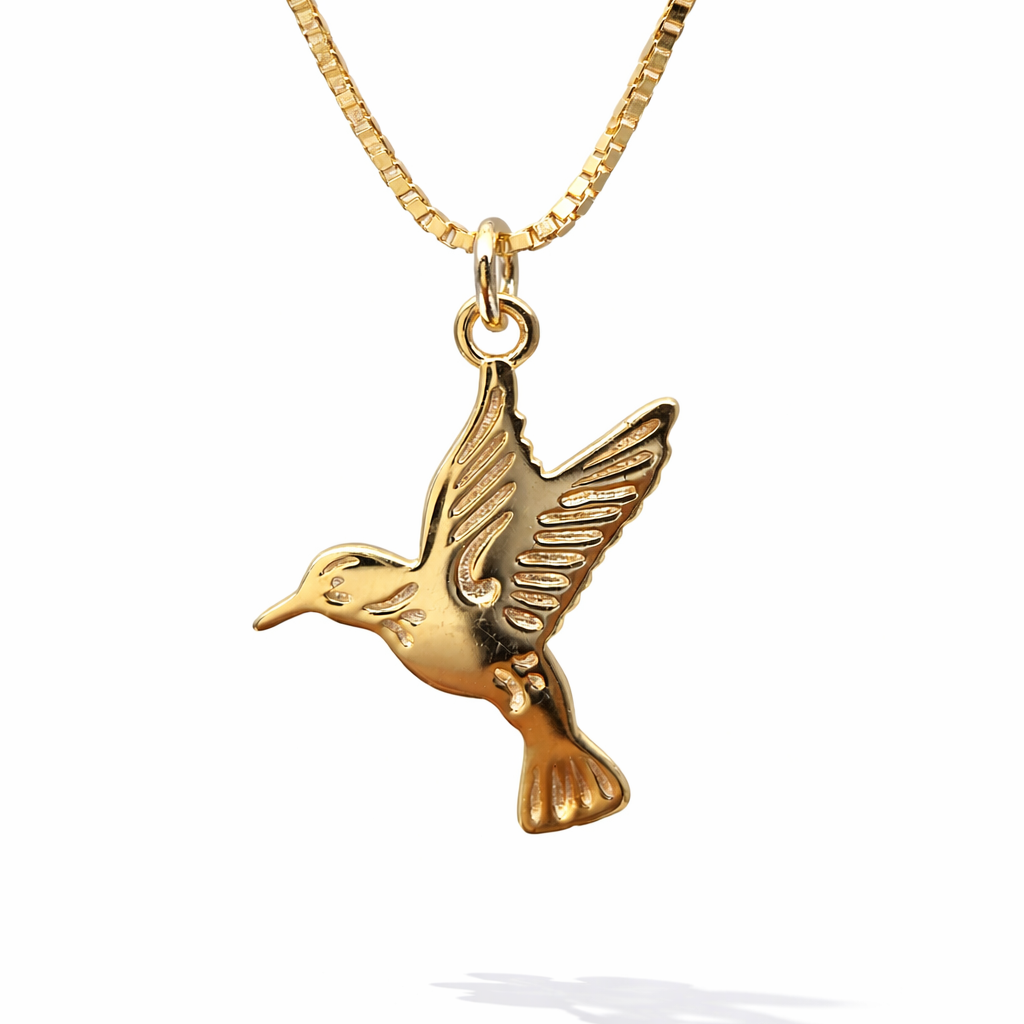 Hummingbird 925 Sterling Silver Necklace