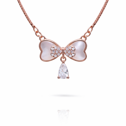 Moonlight Bow 925 Sterling Silver Necklace