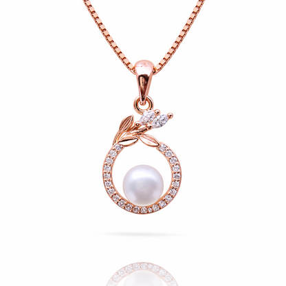 Pearl Wreath 925 Sterling Silver Necklace
