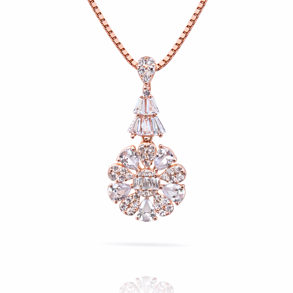 Starlume Drop 925 Sterling Silver Necklace