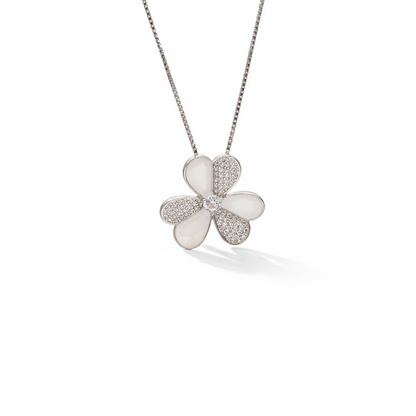 Ivory Spark 925 Sterling Silver Necklace