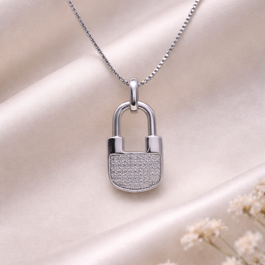 Lockline Spark 925 Sterling Silver Necklace