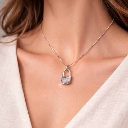 Lockline Spark 925 Sterling Silver Necklace