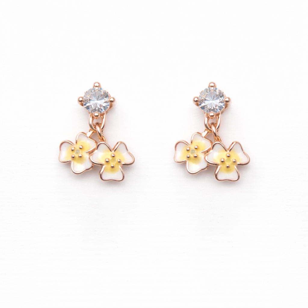 Verda Charm 925 Sterling Silver Earrings
