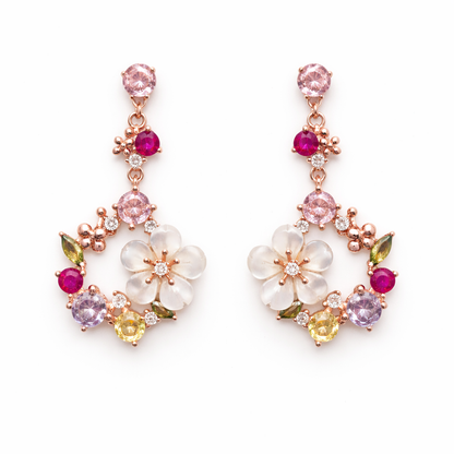 Prism Garden 925 Sterling Silver Earrings