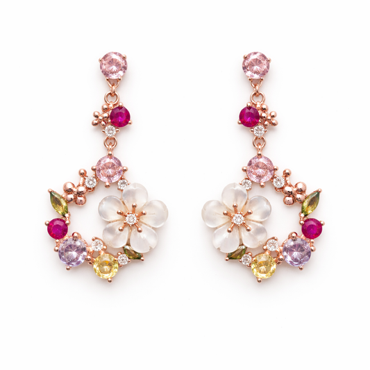 Prism Garden 925 Sterling Silver Earrings