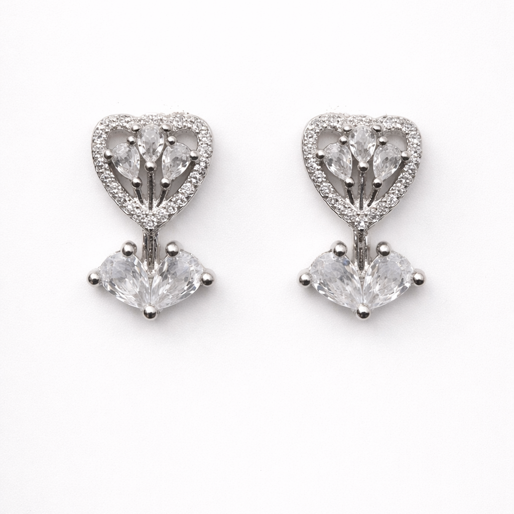 Heartfall Silver 925 Sterling Silver Earrings