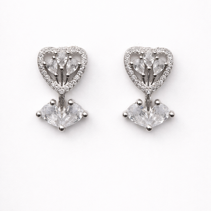 Heartfall Silver 925 Sterling Silver Earrings