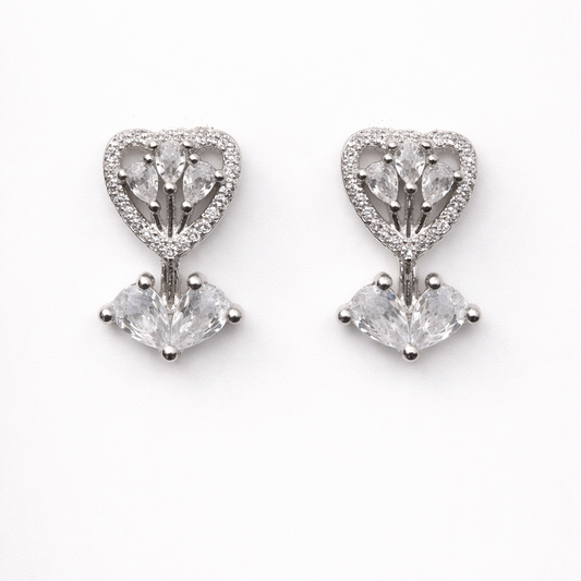 Heartfall Silver 925 Sterling Silver Earrings