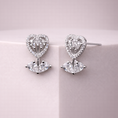 Heartfall Silver 925 Sterling Silver Earrings