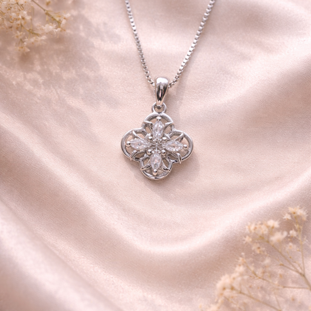 Celeste Bloom 925 Sterling Silver Necklace