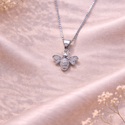 Honeyglow Bee 925 Sterling Silver Necklace