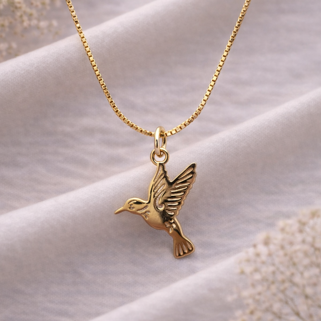 Hummingbird 925 Sterling Silver Necklace