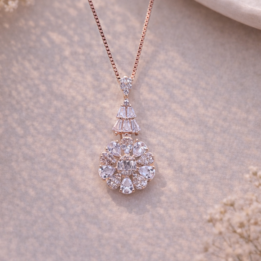 Starlume Drop 925 Sterling Silver Necklace