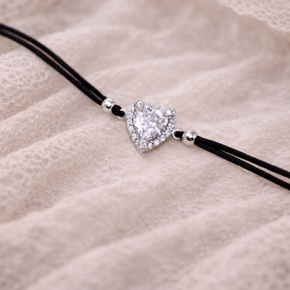 Scarlet Bond 925 Sterling Silver Bracelete (Adjustable)