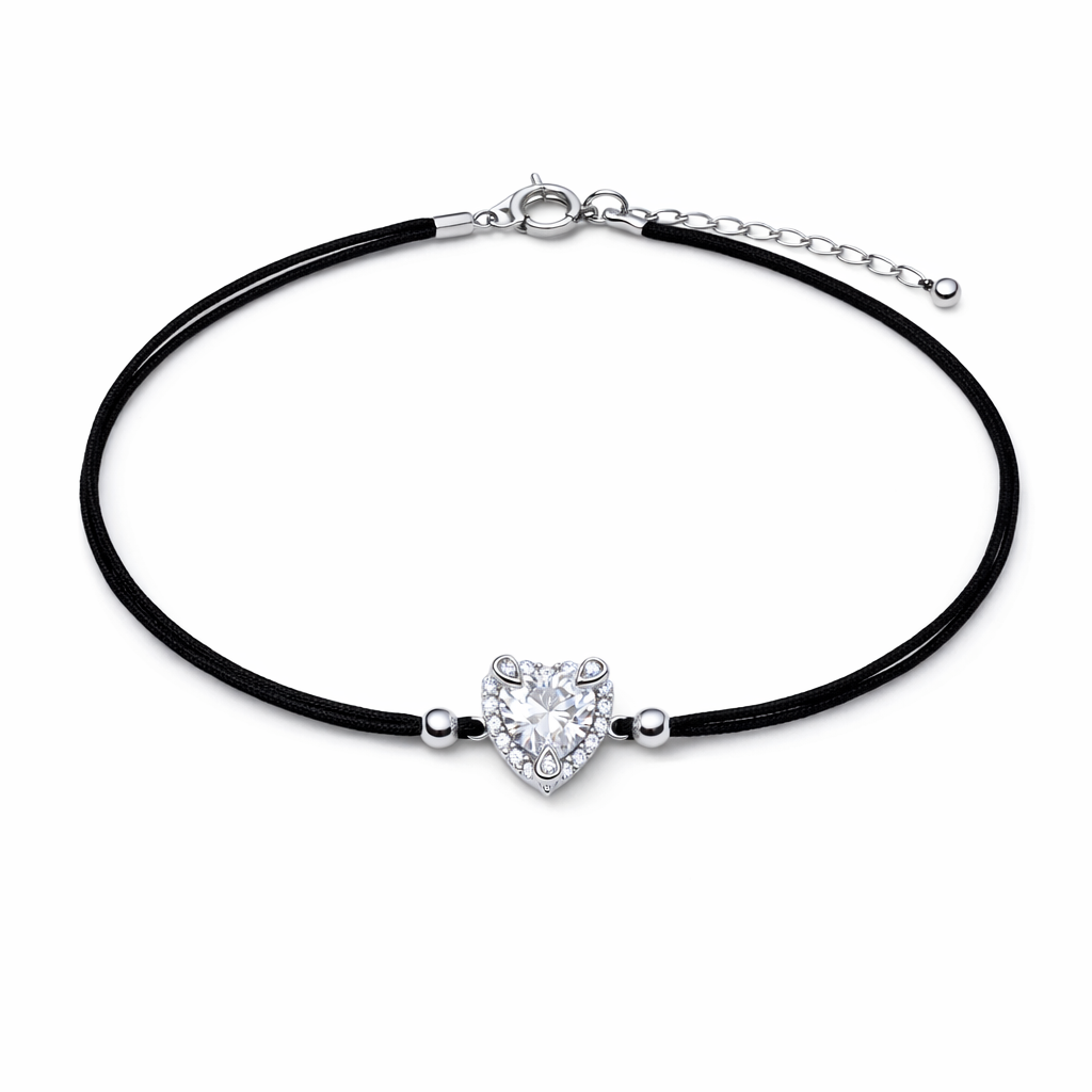 Scarlet Bond 925 Sterling Silver Bracelete (Adjustable)