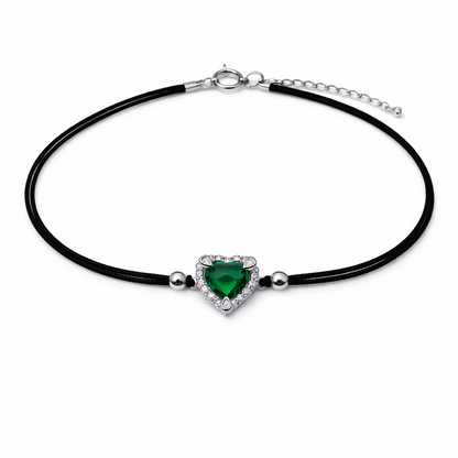 Scarlet Bond 925 Sterling Silver Bracelete (Adjustable)