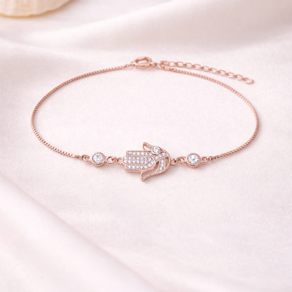 Divine Guard 925 Sterling Silver Bracelet(Adjustable)