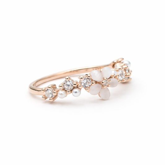 Blush Meadow 925 Sterling Silver Ring
