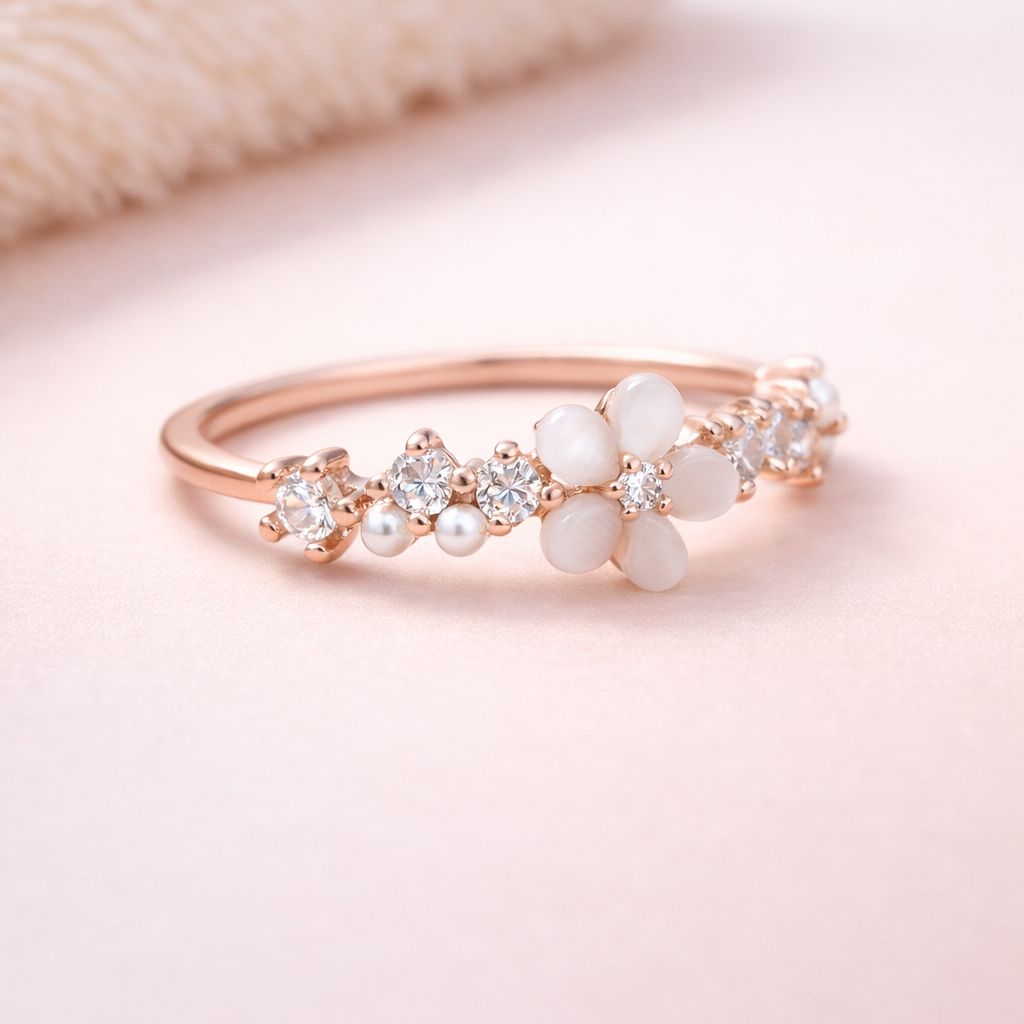 Blush Meadow 925 Sterling Silver Ring